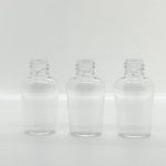 Plastmasas pudeles 30 ml , caurspīdīgas