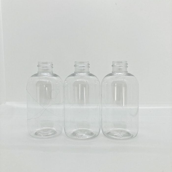 Plastmasas pudeles 0.1L, caurspīdīgas, PET